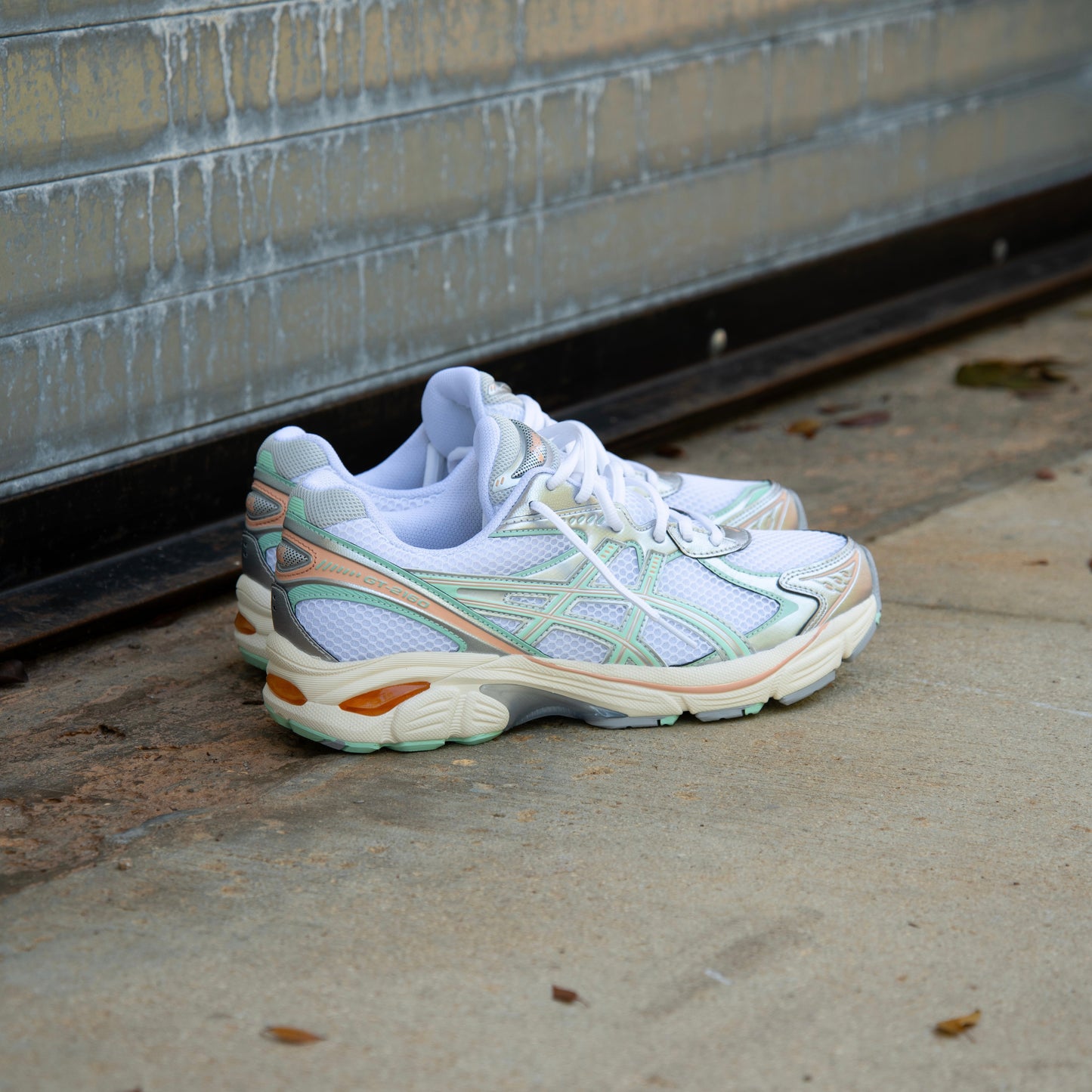 Mens Asics GT-2160 (White/Mint Tint)