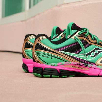 Mens Saucony ProGrid Guide 7 (Green/Bronze)