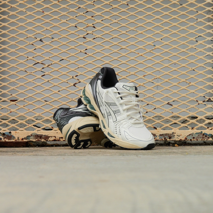 Mens Asics Gel-Kayano 14 (Cream/Obsidian Grey)