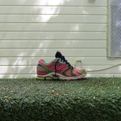 SAUCONY X JAE TIPS Progrid Triumph 4 Virginia Creeper (Peach/Leaf)