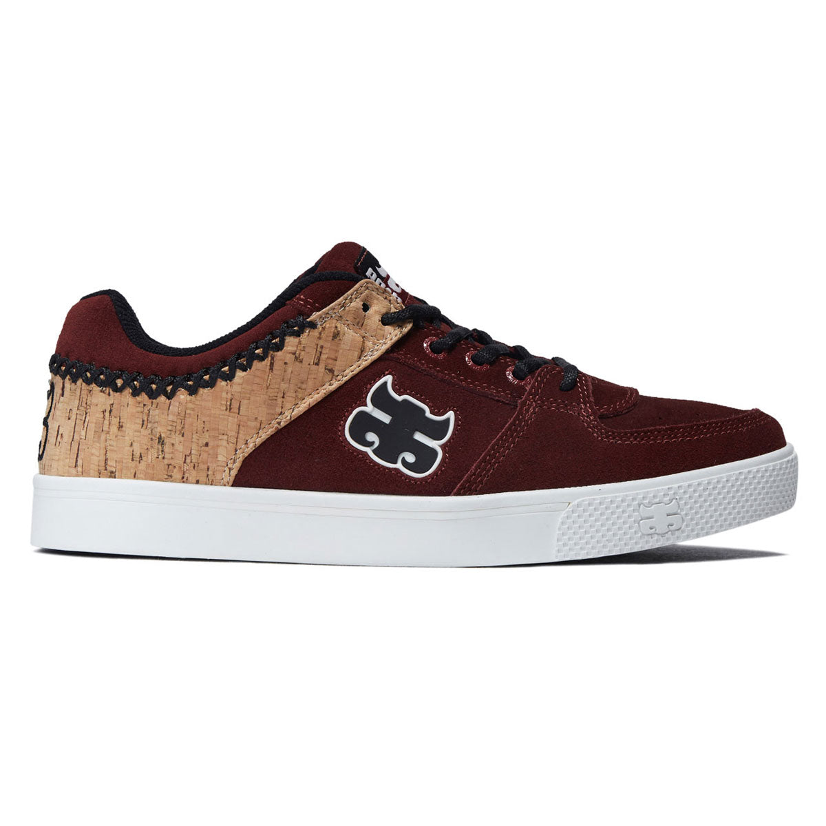 IPath Reed Low Shoes - Cork/Burgundy Suede