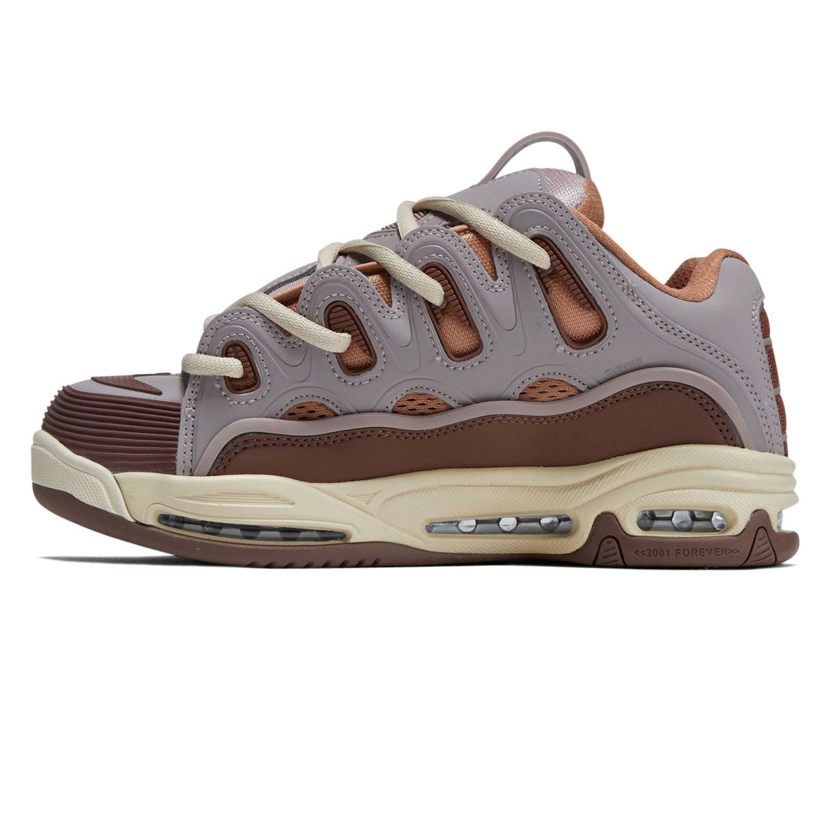 Osiris D3 2001 Shoes - Tan/Plum/Lilac