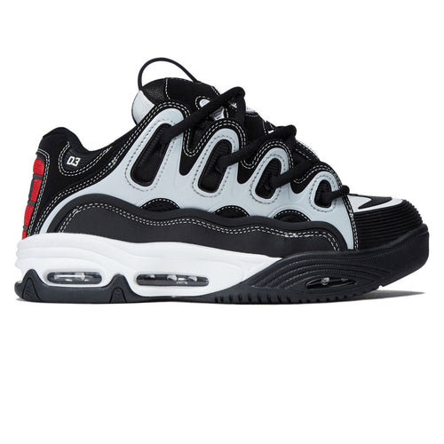 Osiris D3 2001 Shoes - Black/White/Red