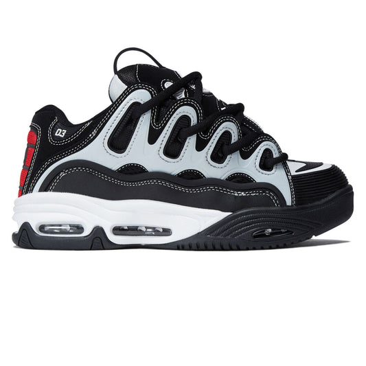 Osiris D3 2001 Shoes - Black/White/Red