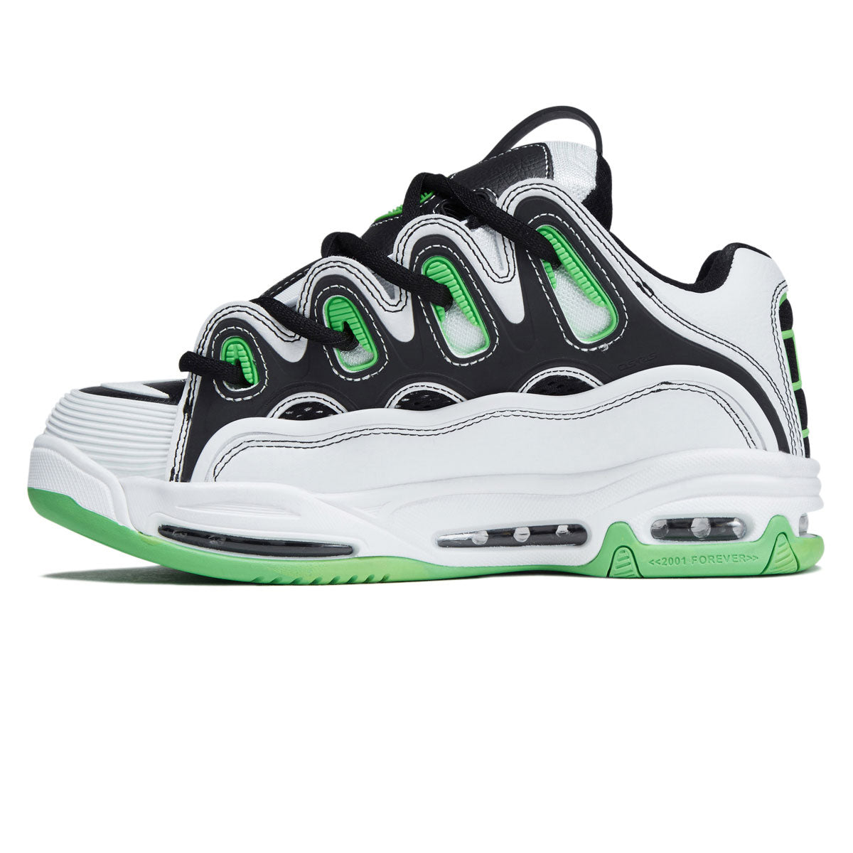 Osiris D3 2001 Shoes - White/Black/Green