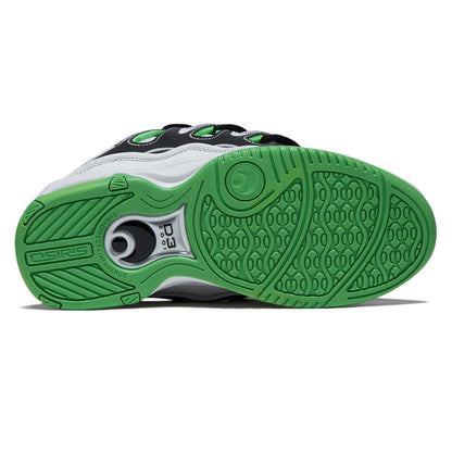 Osiris D3 2001 Shoes - White/Black/Green