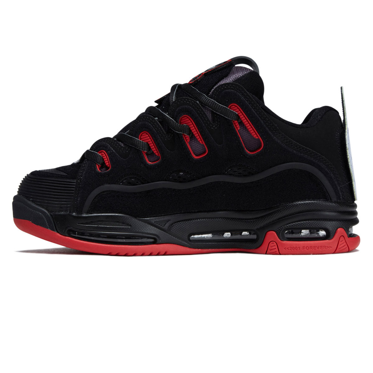 Osiris D3 2001 Shoes - Black/Red/Velcro