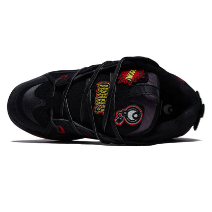 Osiris D3 2001 Shoes - Black/Red/Velcro