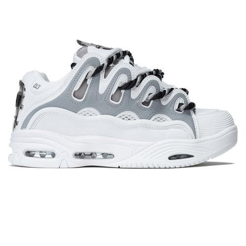 Osiris D3 2001 Shoes - 25 Years/White/Silver