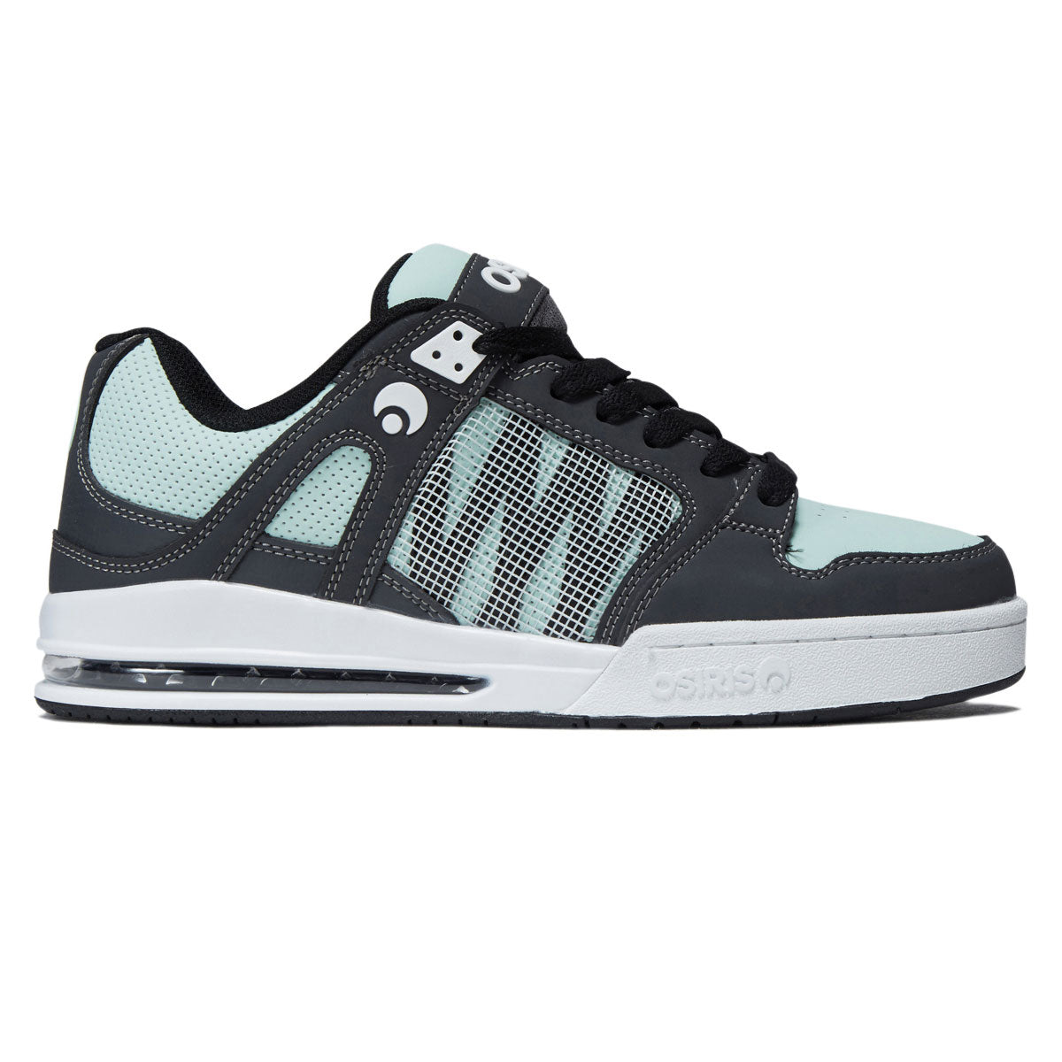 Osiris Pixel Shoes - Charcoal/Mint/White