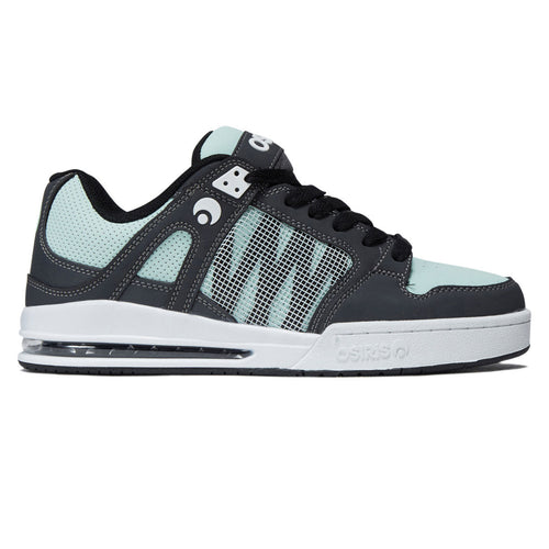 Osiris Pixel Shoes - Charcoal/Mint/White