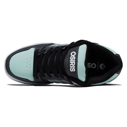 Osiris Pixel Shoes - Charcoal/Mint/White