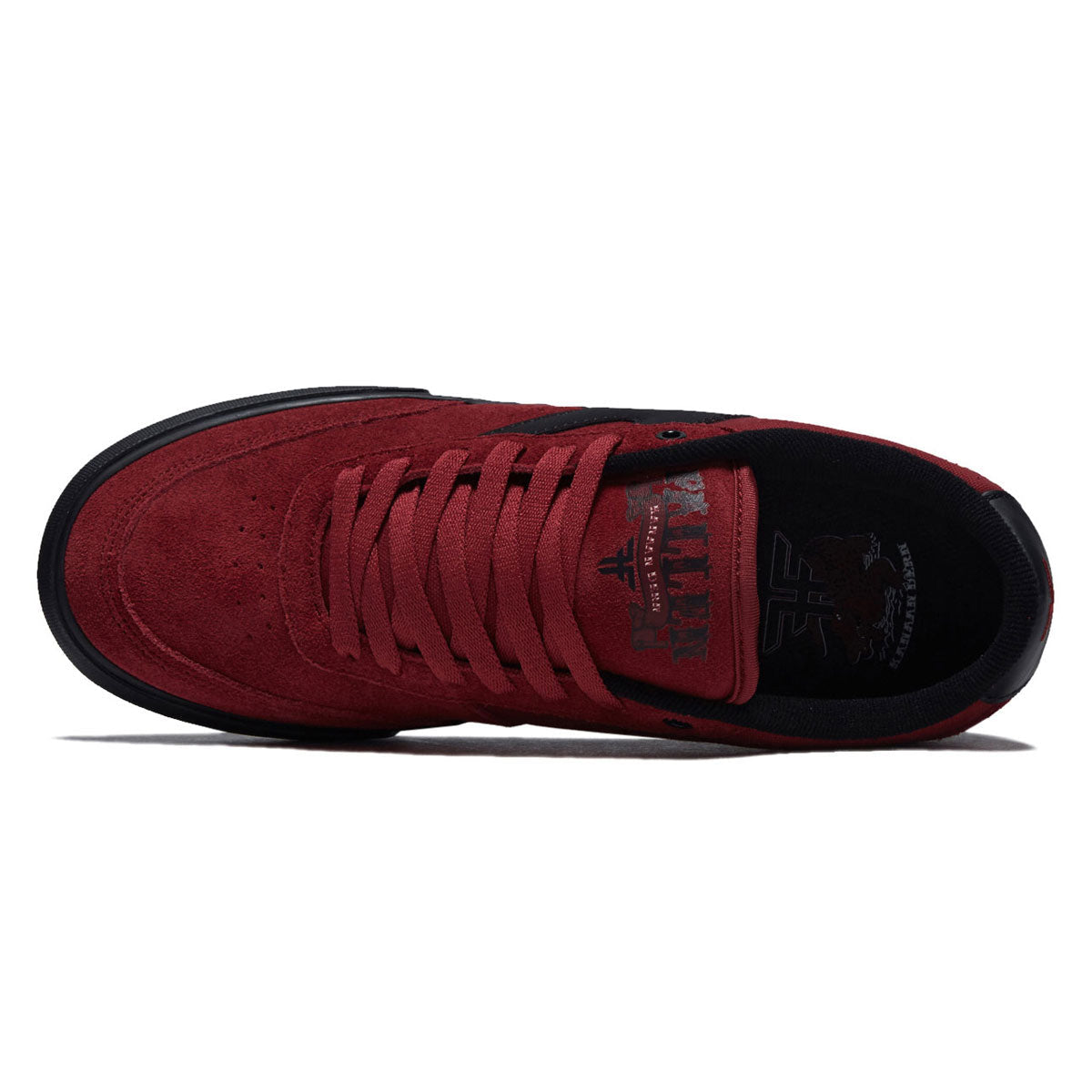 Fallen The Knockout Shoes - Oxblood/Black