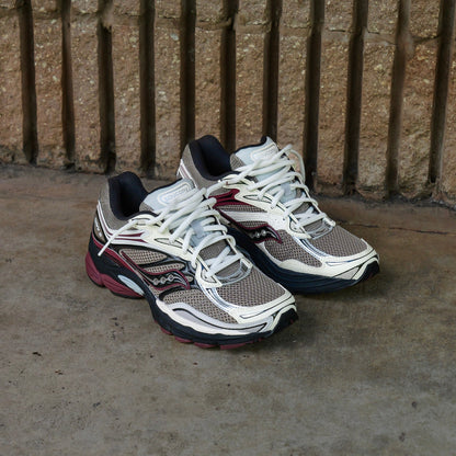 Mens Saucony OG ProGrid Omni 9 (Tan/Maroon)