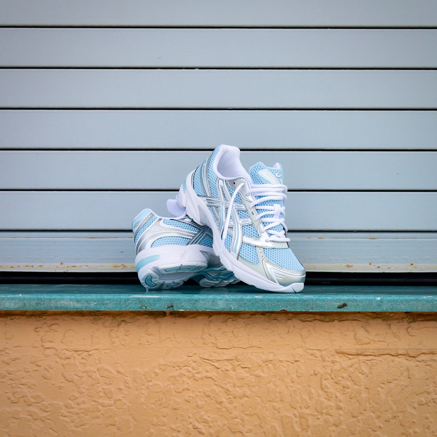Mens Asics Gel-1130 (Faded Denim/Pure Silver)