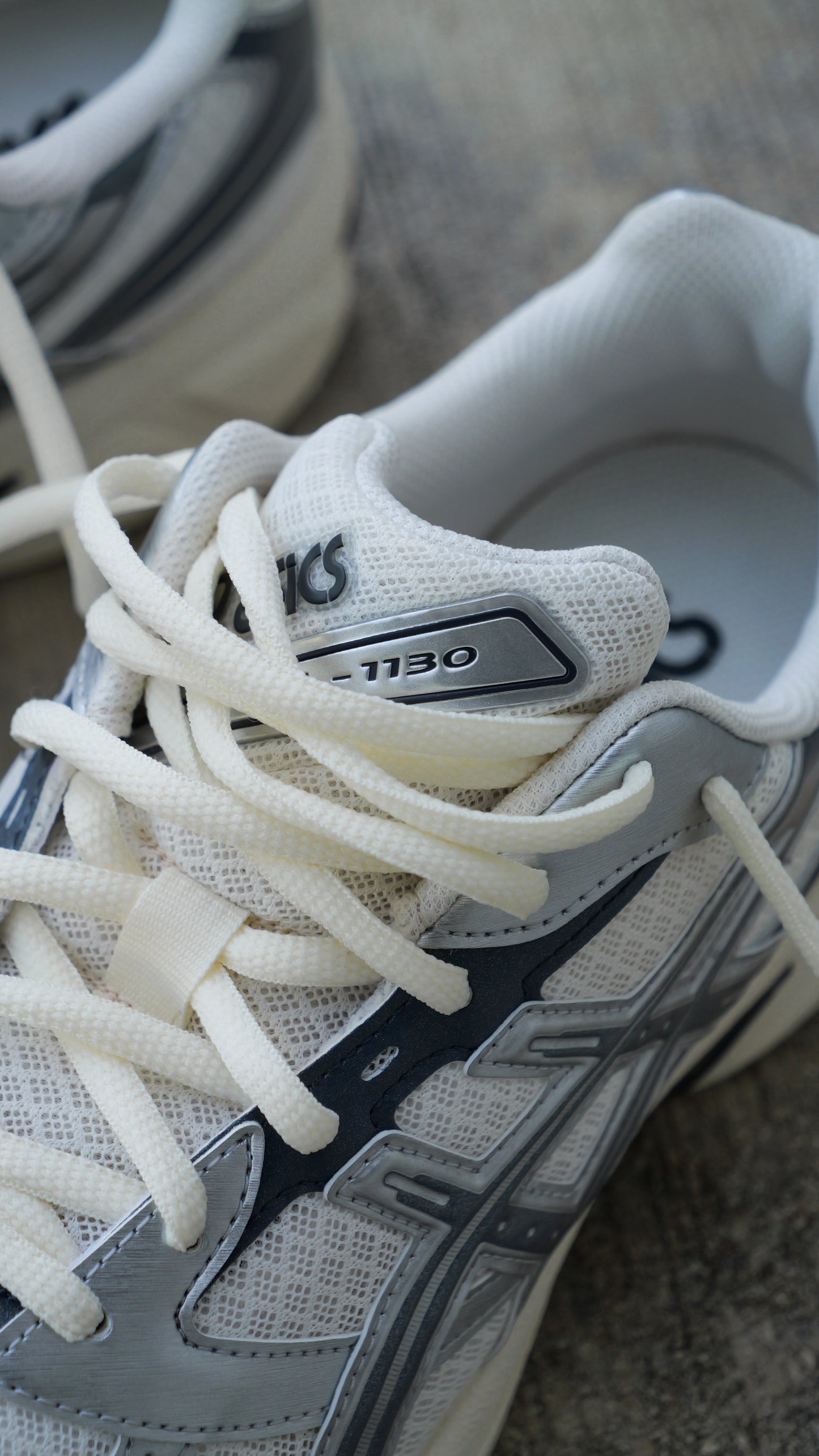 Mens Asics Gel-1130 (Cream/Carrier Grey)