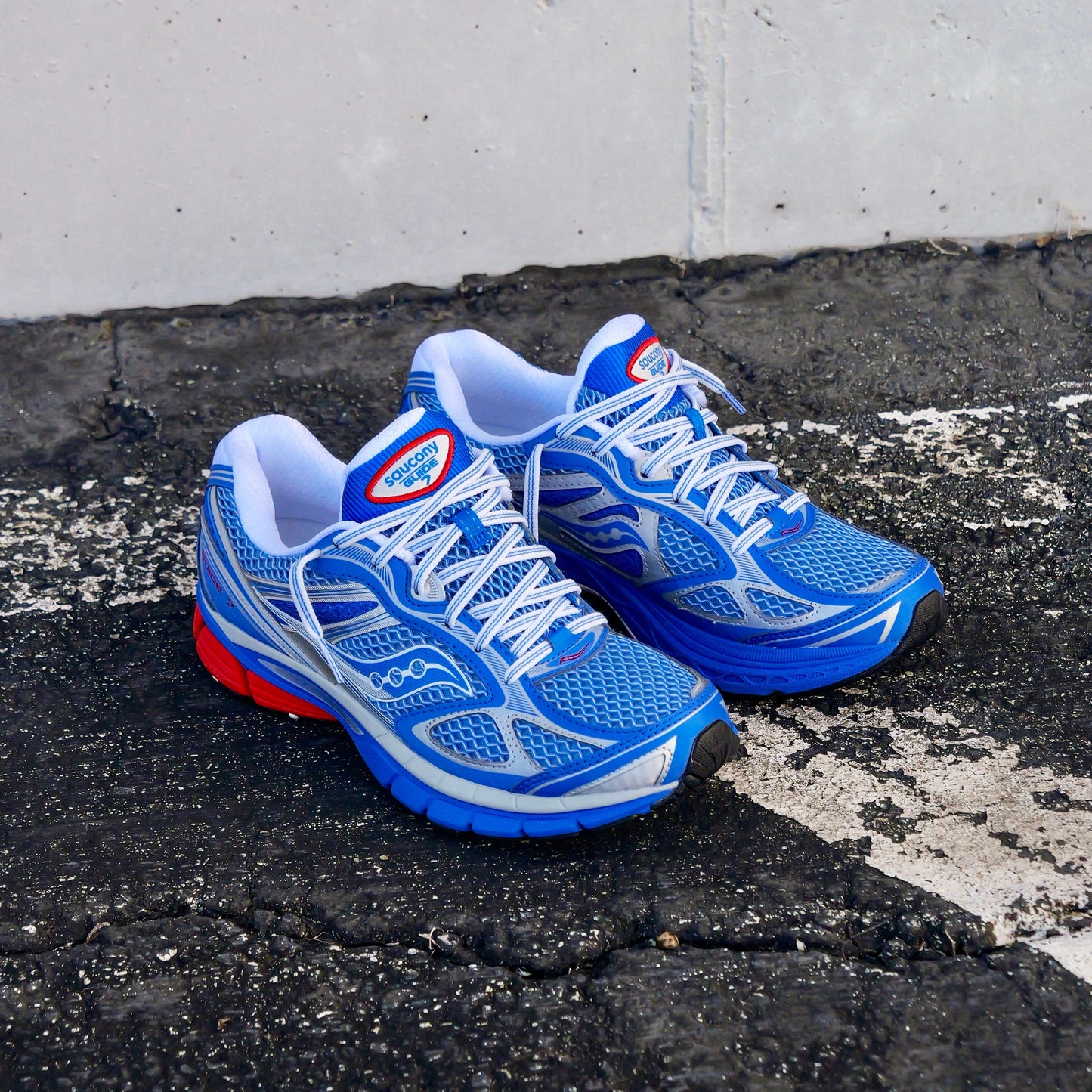 Mens Saucony ProGrid Guide 7 (Blue/Silver)