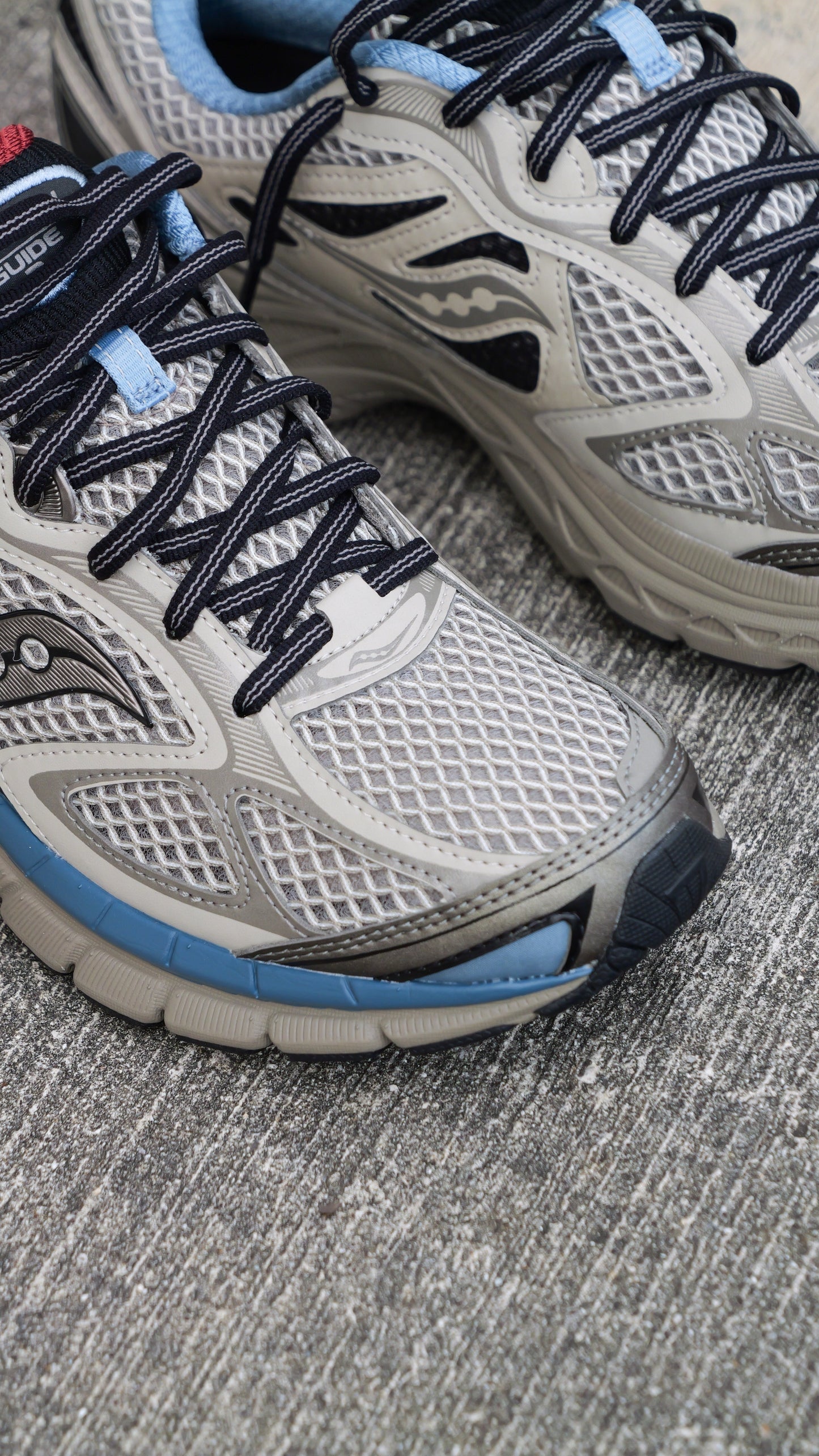 Mens Saucony ProGrid Guide 7 (Taupe/Black)