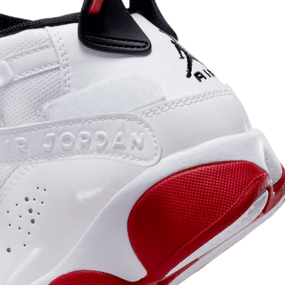 Big Kids' Jordan 6 Rings "White University Red"