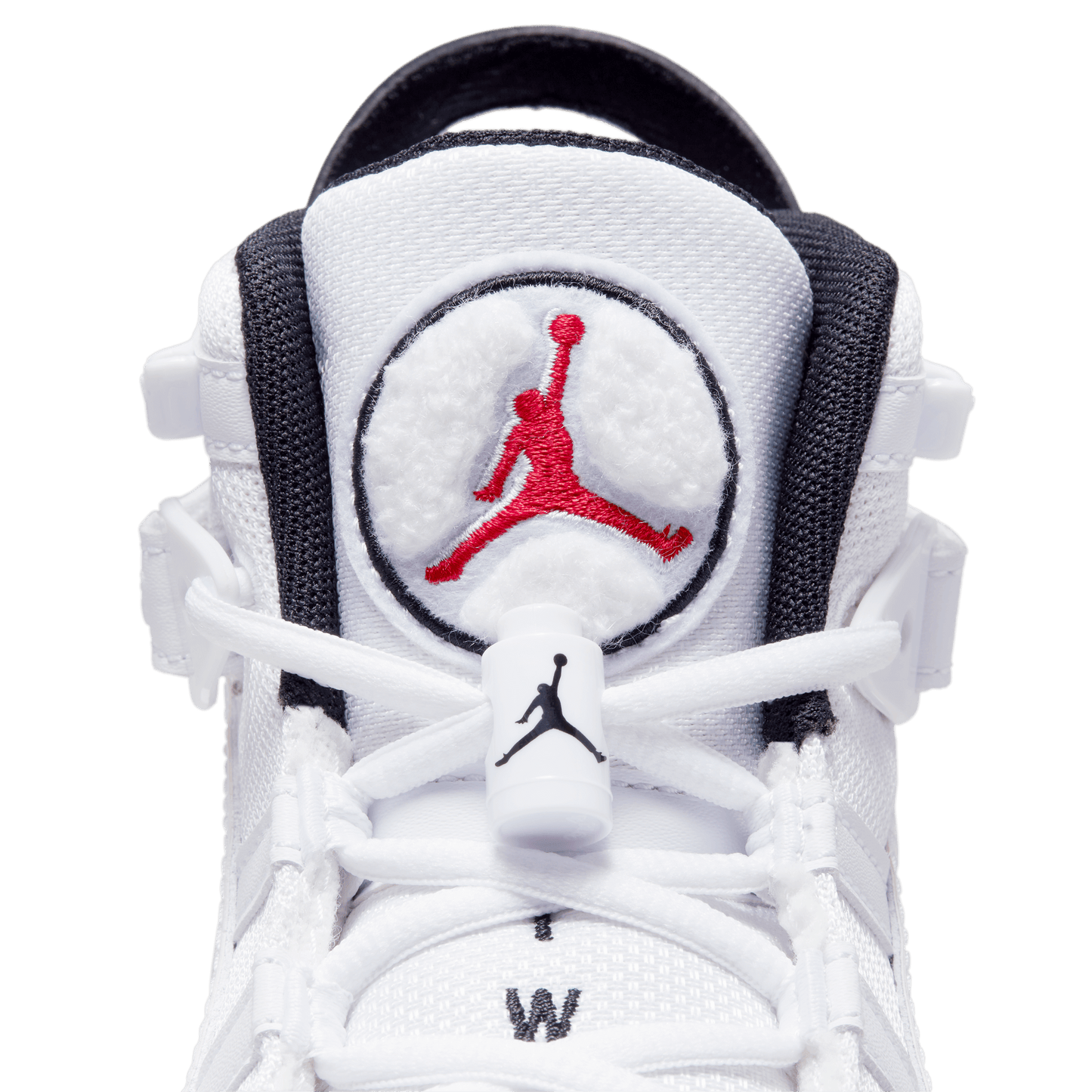 Big Kids' Jordan 6 Rings "White University Red"
