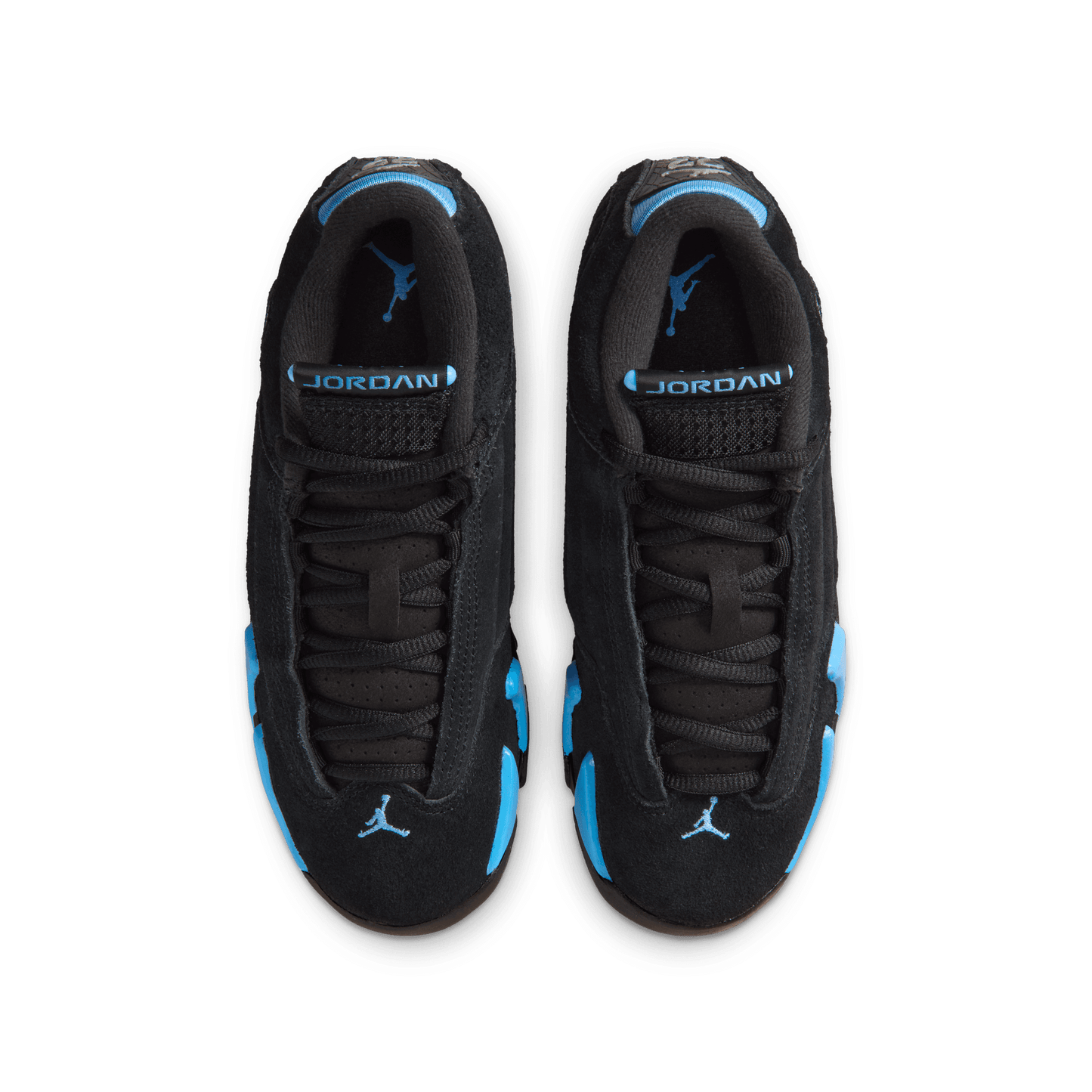 Big Kids' Air Jordan 14 Retro "Black University Blue" (Unisex)