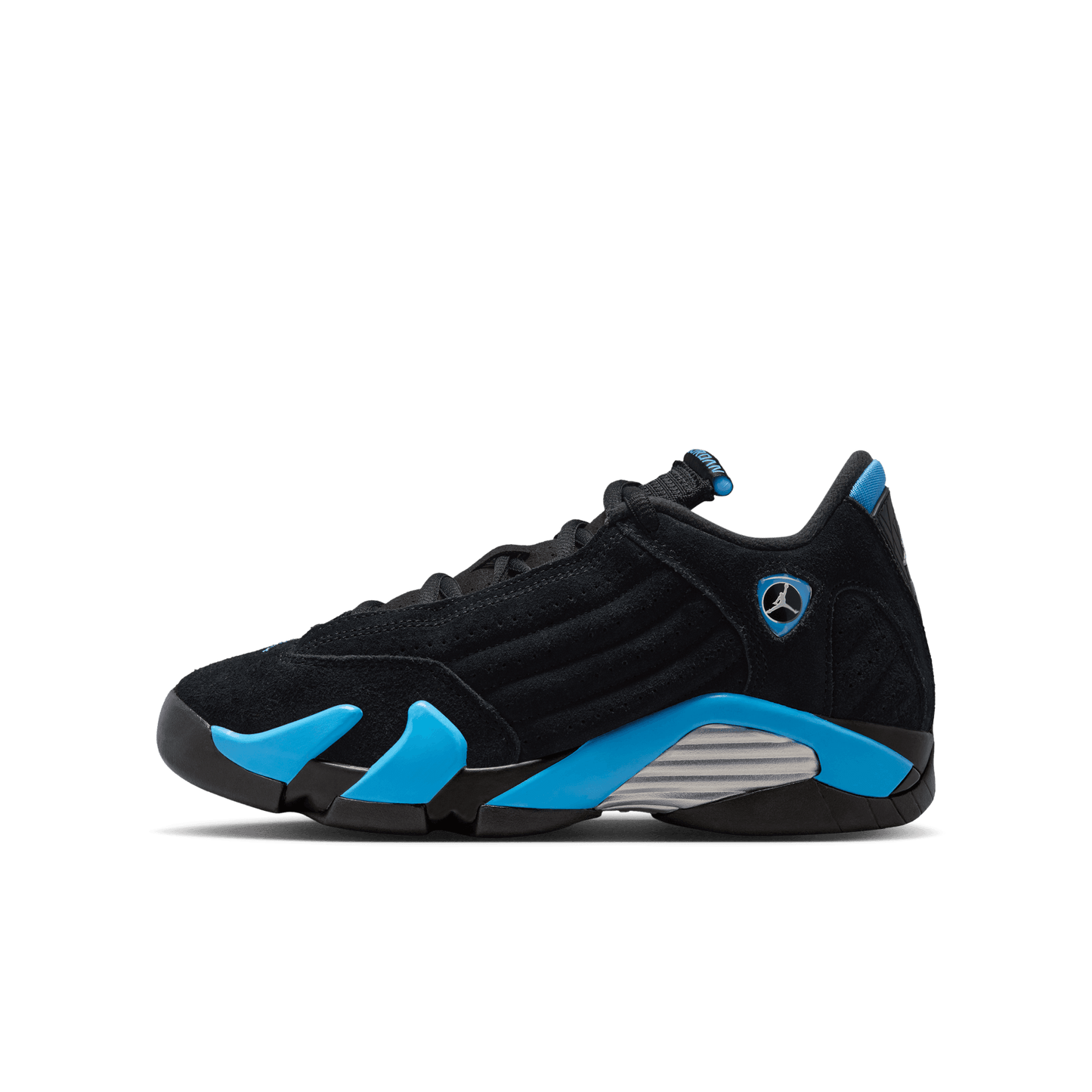 Big Kids' Air Jordan 14 Retro "Black University Blue" (Unisex)