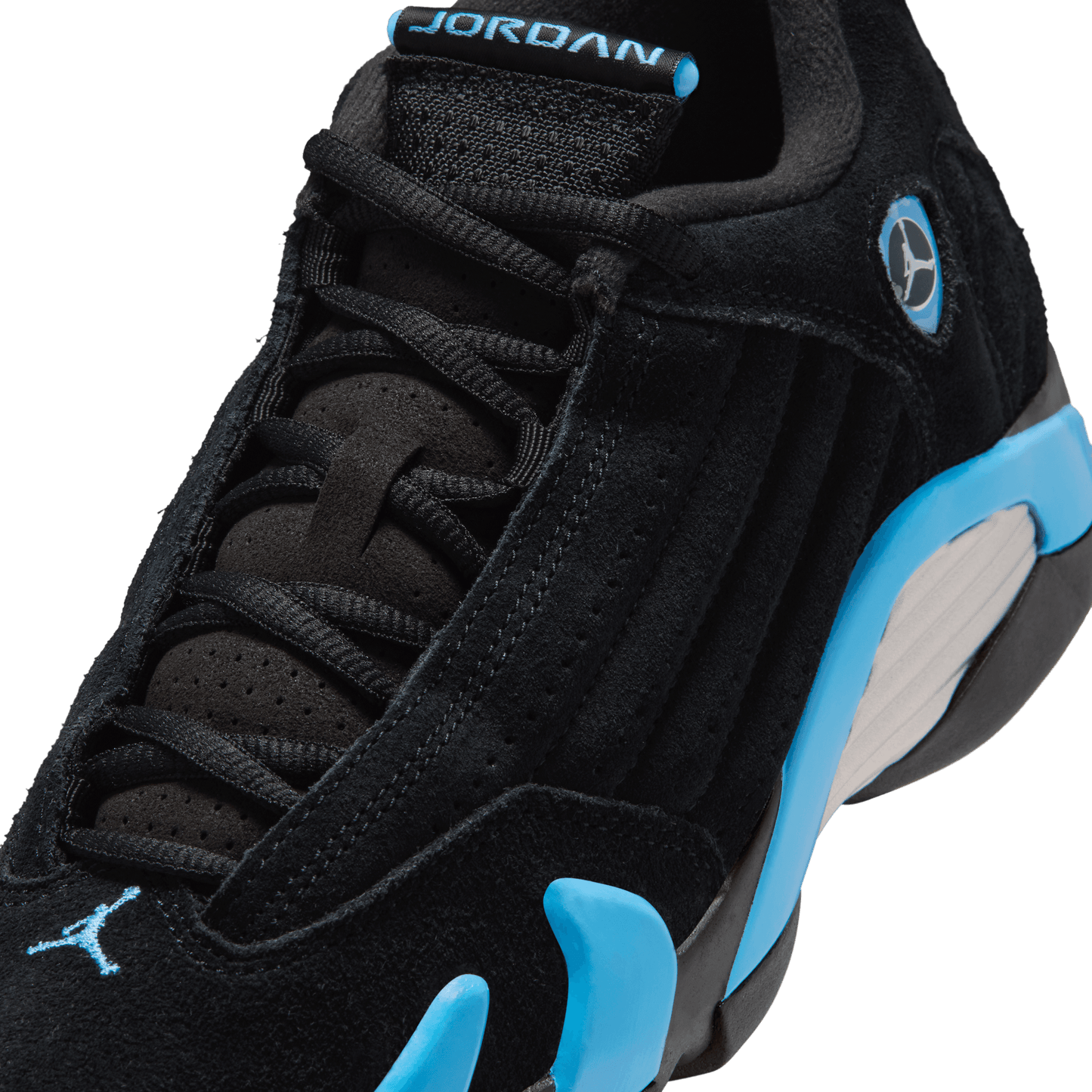 Big Kids' Air Jordan 14 Retro "Black University Blue" (Unisex)