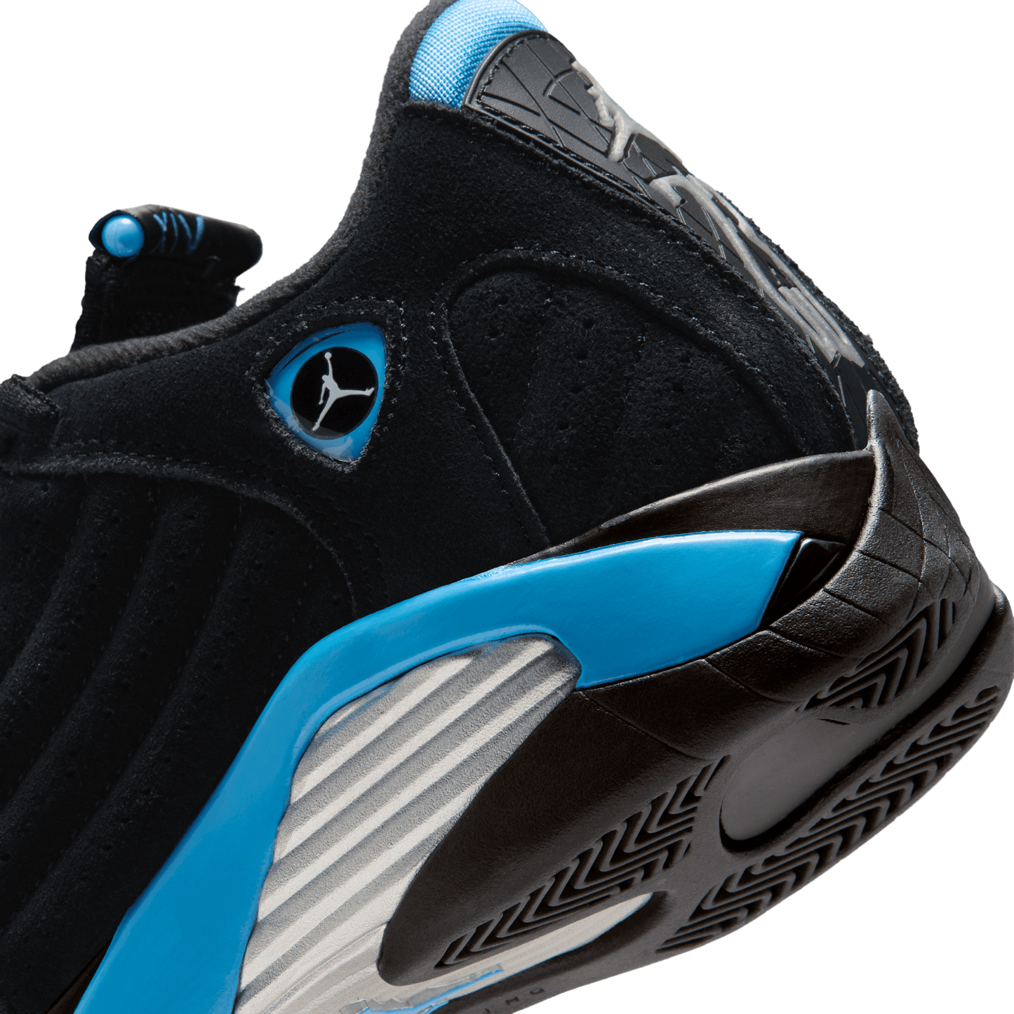 Big Kids' Air Jordan 14 Retro "Black University Blue" (Unisex)