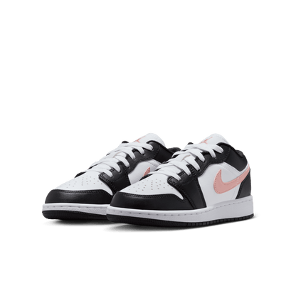Big Kids' Air Jordan 1 Low "Black Rust Pink"