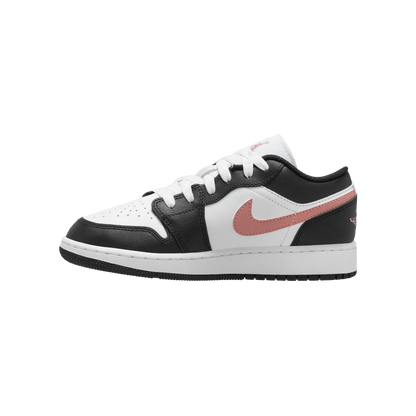 Big Kids' Air Jordan 1 Low "Black Rust Pink"