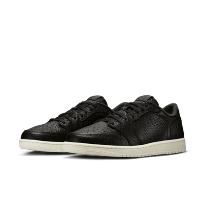 Men's Air Jordan 1 Retro Low  NS "Swoosh less Black"