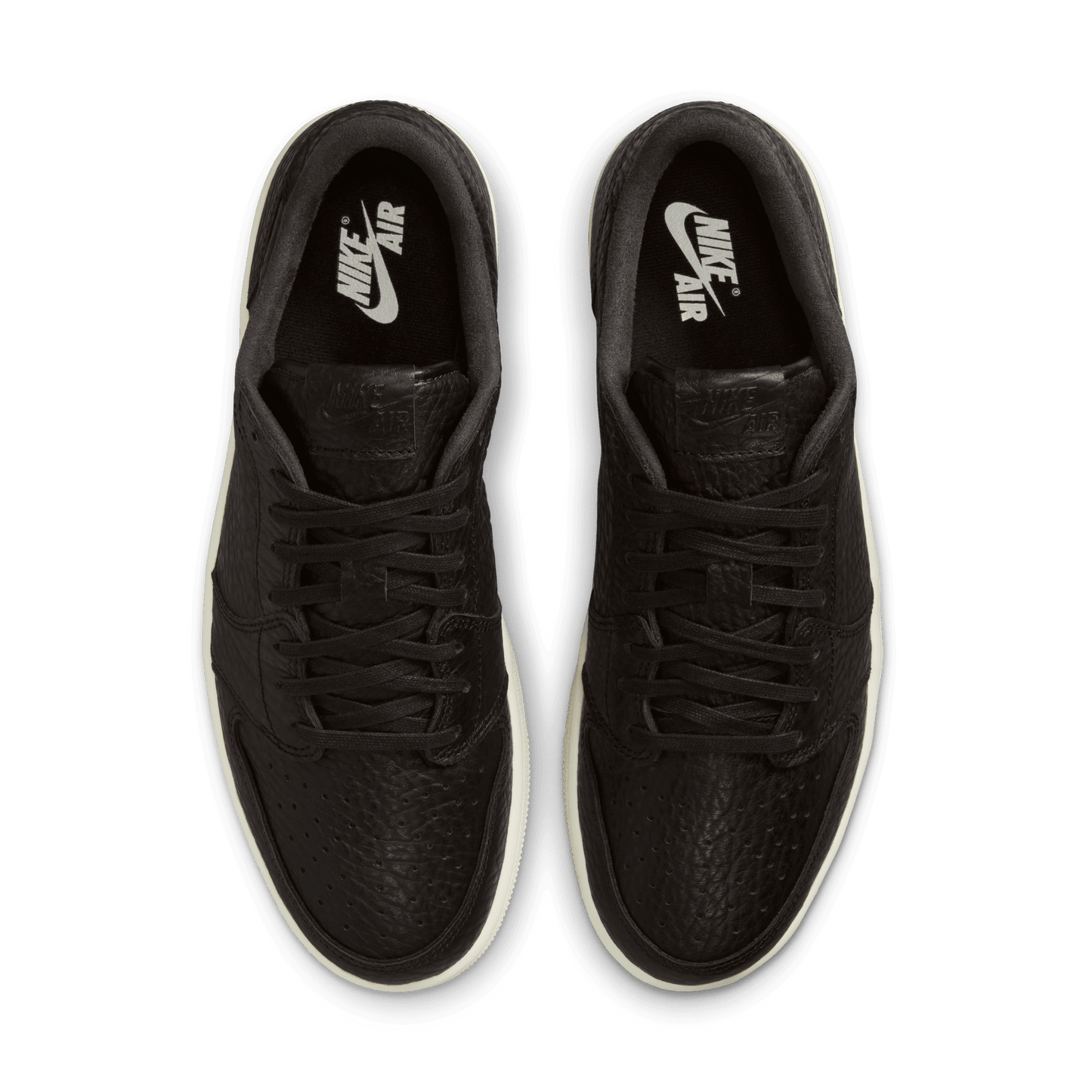 Men's Air Jordan 1 Retro Low  NS "Swoosh less Black"
