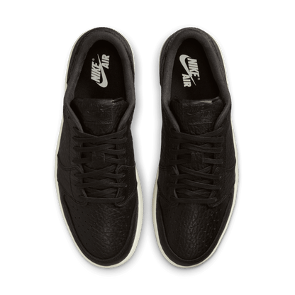 Men's Air Jordan 1 Retro Low  NS "Swoosh less Black"