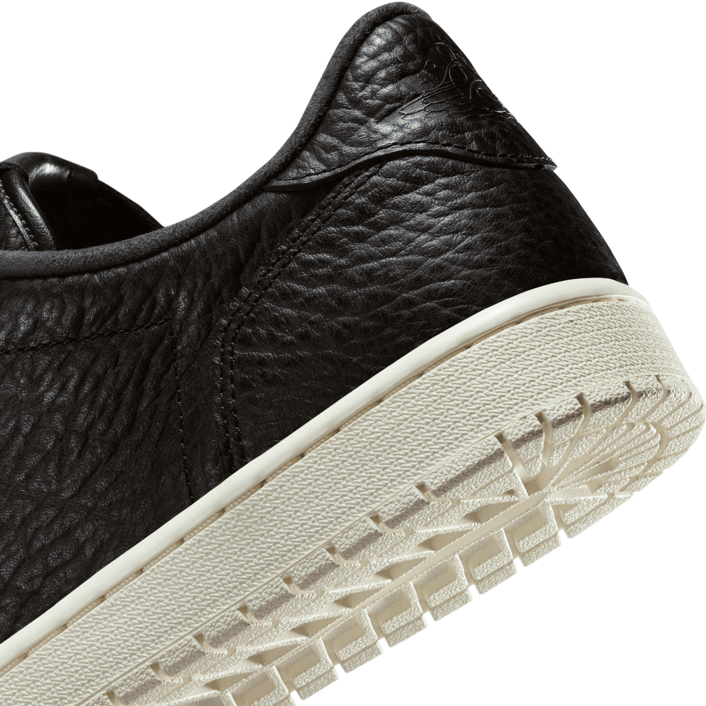 Men's Air Jordan 1 Retro Low  NS "Swoosh less Black"
