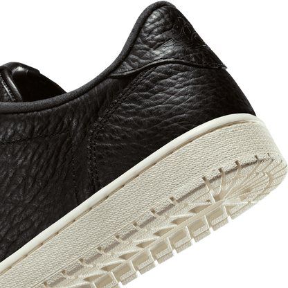 Men's Air Jordan 1 Retro Low  NS "Swoosh less Black"