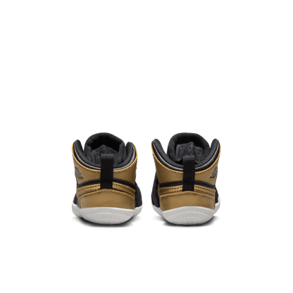 Baby/Toddler Jordan 1 Baby Crib Bootie "Metallic Gold "