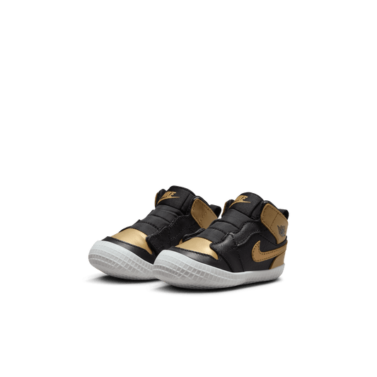 Baby/Toddler Jordan 1 Baby Crib Bootie "Metallic Gold "