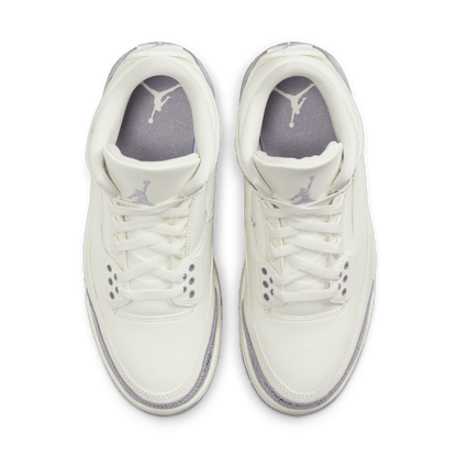 Women's Air Jordan 3 Retro "Sail Metallic Silver"