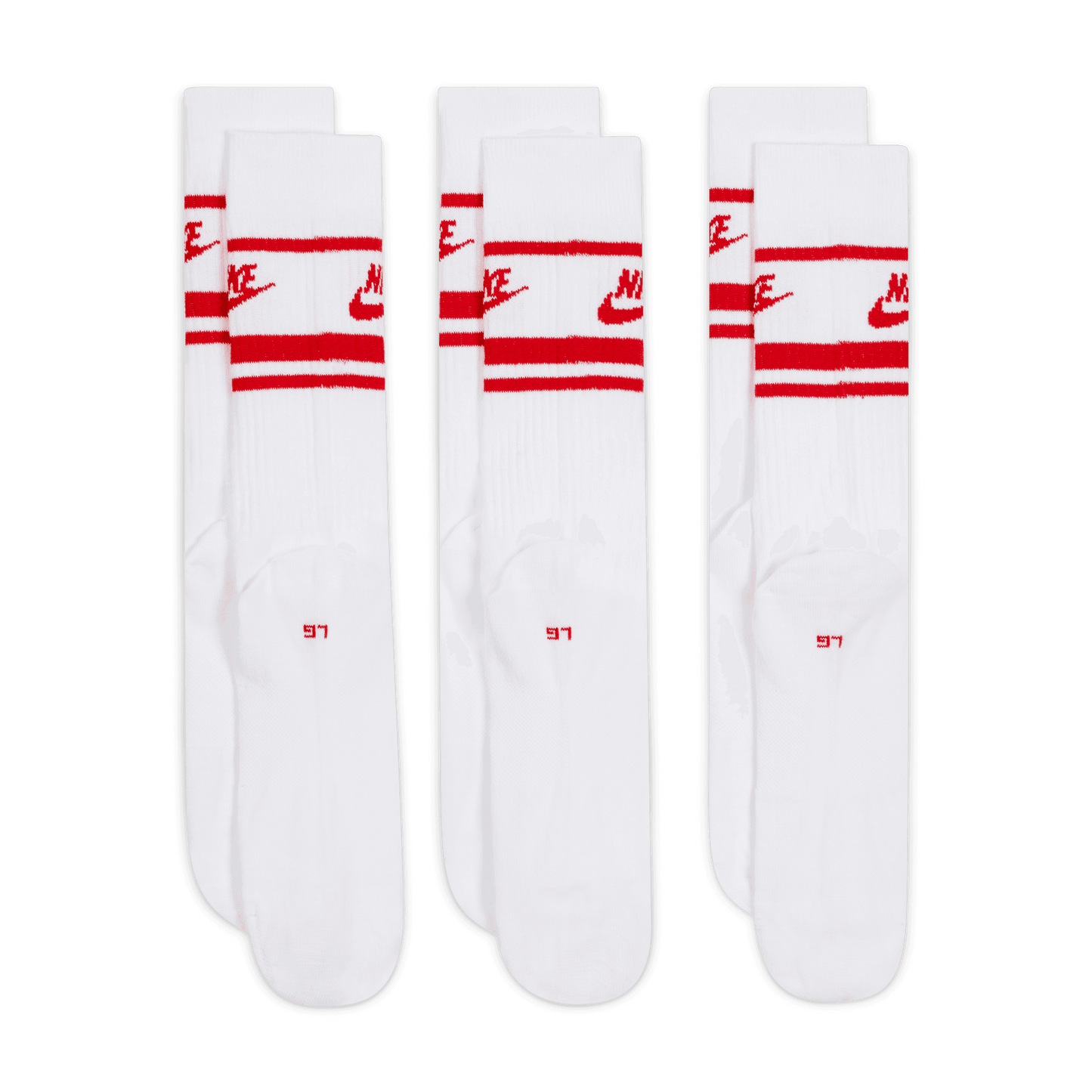 Nike Sportswear Everyday Essential Crew Socks (3 Pairs) (UNISEX)