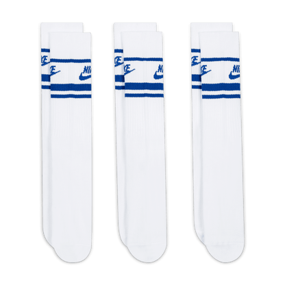 Nike Sportswear Everyday Essential Crew Socks (3 Pairs) (UNISEX)