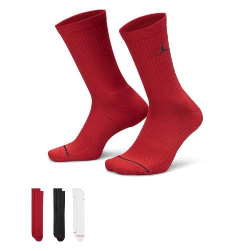 Jordan Everyday Crew Socks (3 pairs) "Multi-Color" (Unisex)