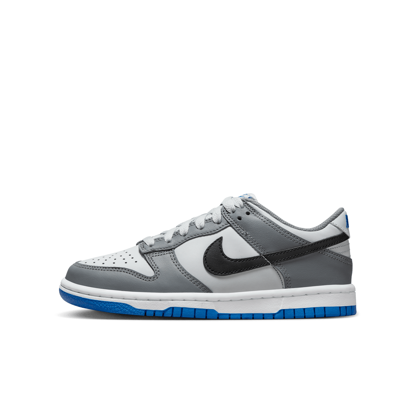 Big Kids' Nike Dunk Low "Cool Grey Light Photo Blue"