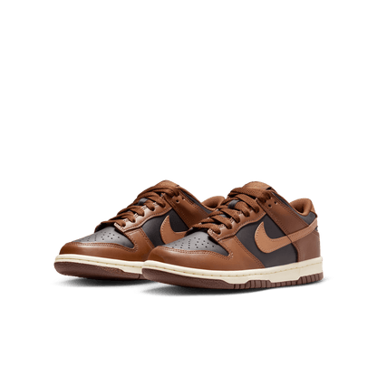 Big Kids' Nike Dunk Low "Brown Black"