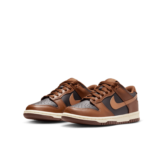 Big Kids' Nike Dunk Low "Brown Black"