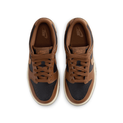 Big Kids' Nike Dunk Low "Brown Black"