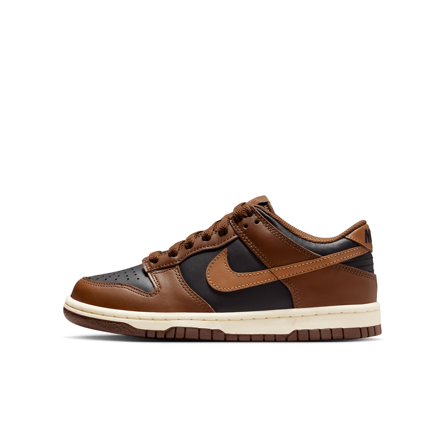 Big Kids' Nike Dunk Low "Brown Black"