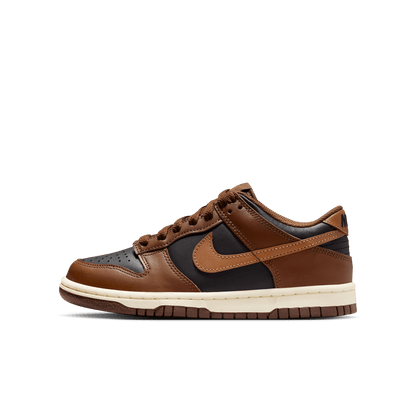 Big Kids' Nike Dunk Low "Brown Black"