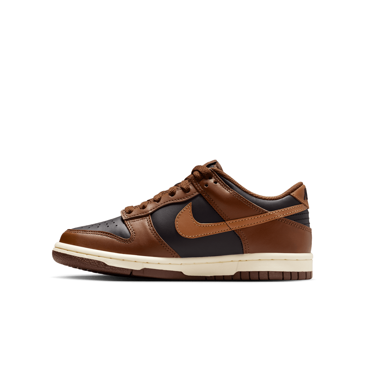 Big Kids' Nike Dunk Low "Brown Black"