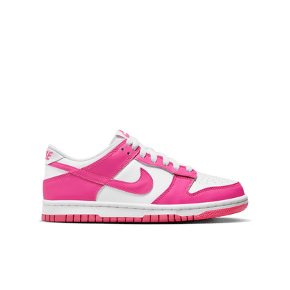 Big Kids' Nike Dunk Low "Laser Fuchsia"