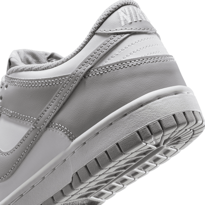 Big Kids' Nike Dunk Low "White Light Smoke Grey"